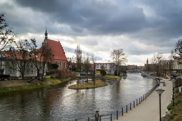 Mühleninsel Bydgoszcz Polen 2018 — Stockfoto
