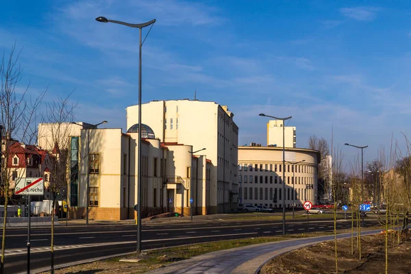 Stadtlandschaft Beispiel Der Stadt Lodz Polen — Stockfoto