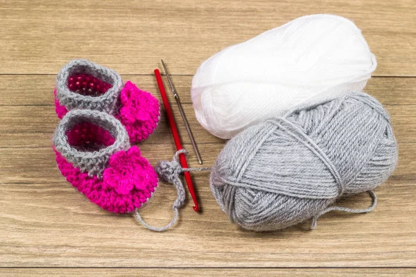 Thread Raw Material Crochet Knitting — Stock Photo, Image