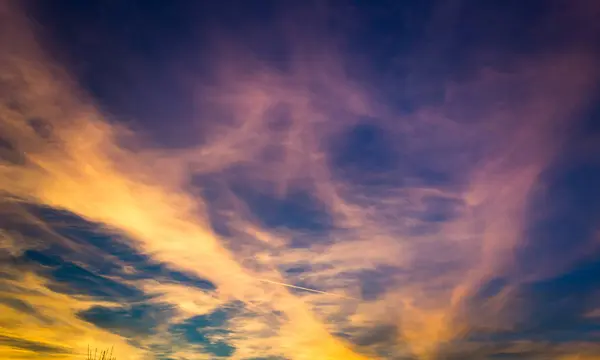 Clouds Illuminated Setting Sun Background Graphic Works — Stock Photo, Image