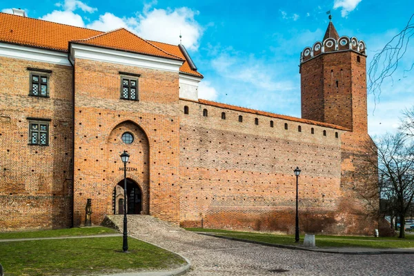 Castelo Real Cidade Leczyca Polônia — Fotografia de Stock