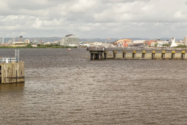 Bahía Cardiff Capital Gales — Foto de Stock