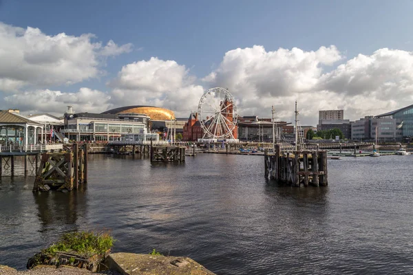 Bahía Cardiff Área Agua Creada Por Presa Cardiff Sur Cardiff — Foto de Stock