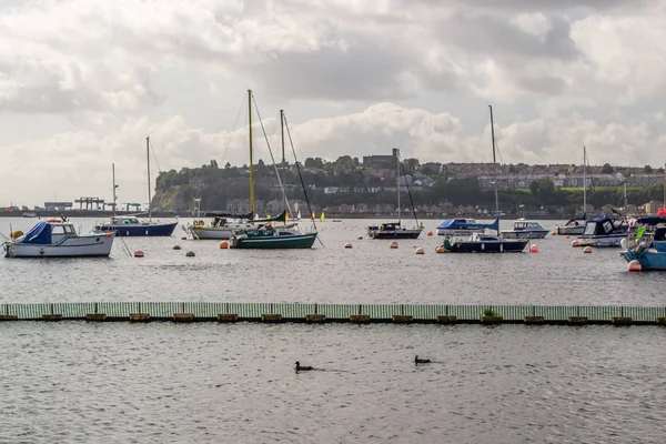 Кардіффська Затока Англ Cardiff Bay Територія Утворена Гребенем Кардіфф Півдні — стокове фото