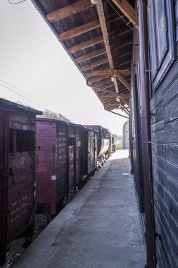 Polonya 'nın orta kesimindeki Lodz şehrinin karmaşık tarihini anımsatan tarihi binalar..