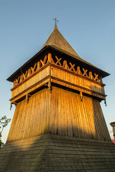 Коллегиальная базилика Святого Николая, а также деревянная колокольня и приходские здания в городе Бохня, Польша
