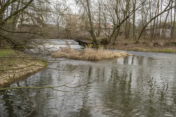 Malá Divoká Řeka Středním Polsku — Stock fotografie