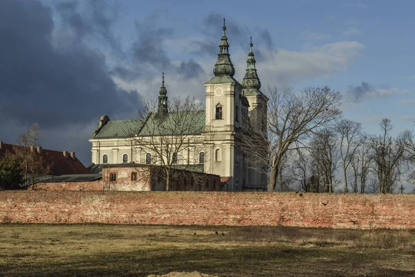 Igreja Medieval Wielka Wola Paradyz Polônia — Fotografia de Stock