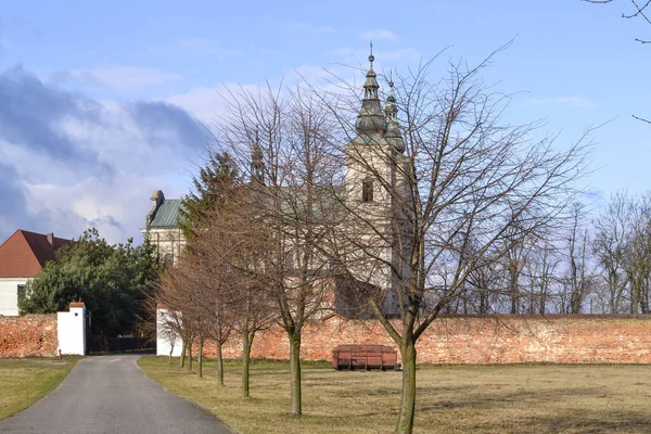 Iglesia Medieval Wielka Wola Paradyz Polonia — Foto de Stock