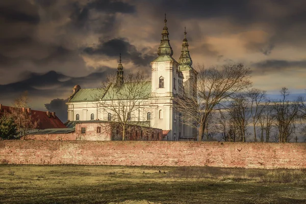 Iglesia Medieval Wielka Wola Paradyz Polonia — Foto de Stock