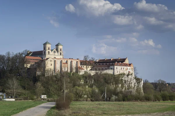 Benedicine Abbey Στο Tyniec Κρακοβία Νότια Πολωνία — Φωτογραφία Αρχείου