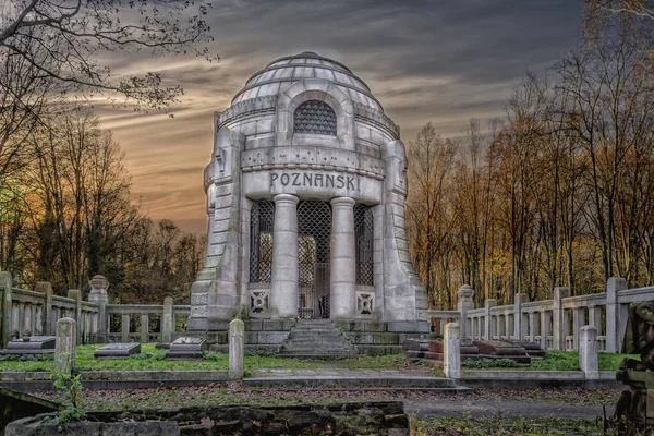 Jüdischer Friedhof Lodz Polen — Stockfoto