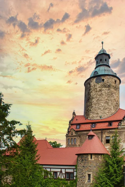 Castillo Bajo Nombre Polaco Czocha Polonia — Foto de Stock