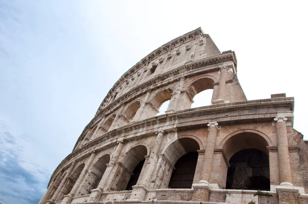 2020 Coronavirus Pandemic Italy Coliseum Empty Historical Architecture Colosseum Tourist — Stock Photo, Image