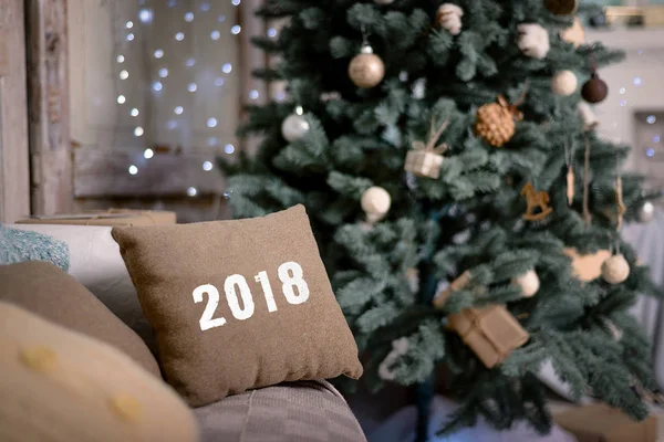 Feliz ano novo decoração. Feliz Natal decoração. — Fotografia de Stock