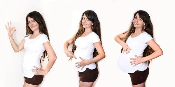 Zwangere vrouw. Zwangerschap — Stockfoto