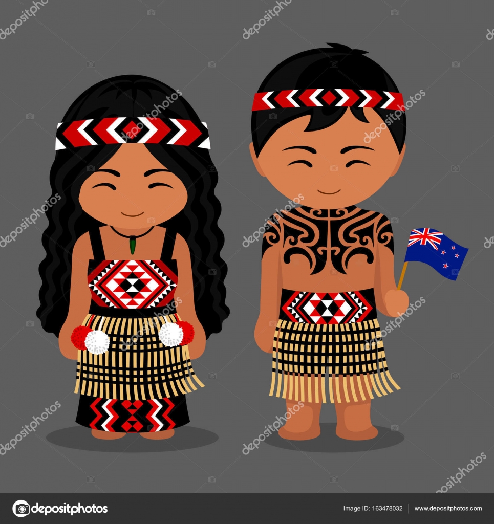 Image result for maori cartoon person girl