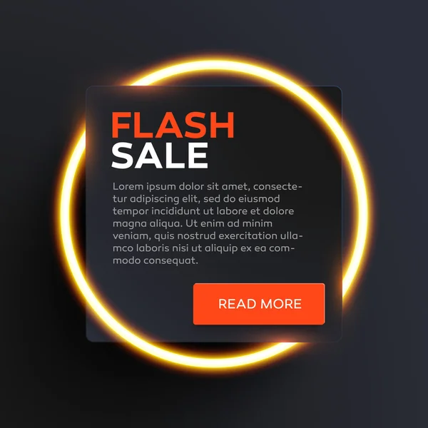 Rótulo Flash Sale . —  Vetores de Stock