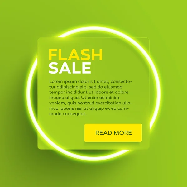 Flash Sale label. — Stockový vektor