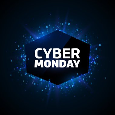 Cyber Monday promotion banner template