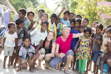 Editoryal açıklayıcı resim. Grup Hintli çocuk, Hindistan