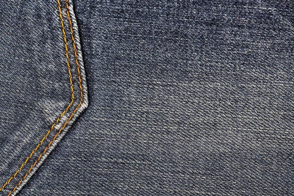 Jeans de ganga bolso close-up textura nackground — Fotografia de Stock