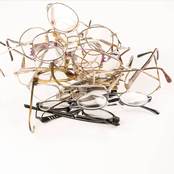 Pile de lunettes de vue — Photo