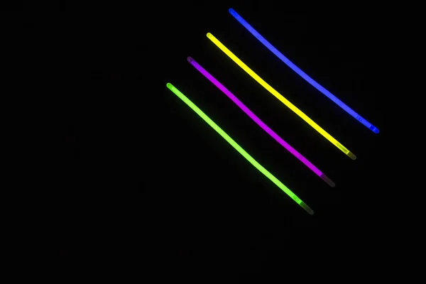 Glow sticks fluorescent lights