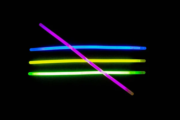 Glow sticks lysrör — Stockfoto