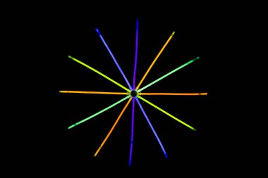 Parlaklık floresan ışıkları sopa