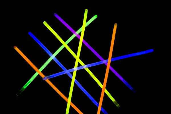 Glow sticks fluorescent lights