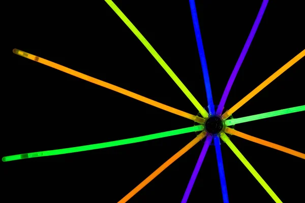 Світлові палички флуоресцентні лампи — стокове фото
