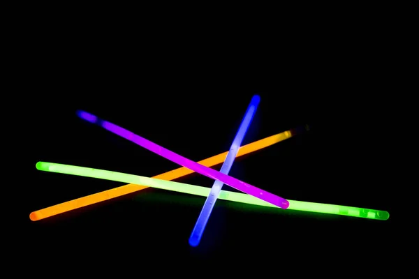 Bâtons lumineux lampes fluorescentes — Photo