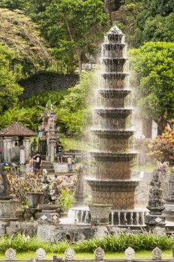 Hinduist Tapınağı ayrıntıları Bali Endonezya