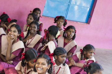 Belgesel yayın görüntü. Hükümet okulda toplantı