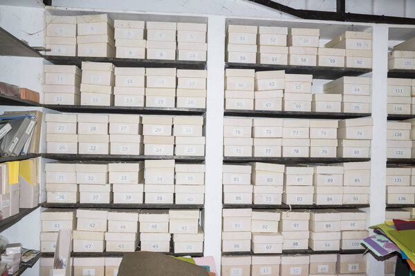 Paper jewelleries factory in India