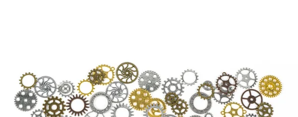 Cog Gear Wheels Mechanism Concept Illustrate Social Distancing Vaccine Treatment — Stock Photo, Image