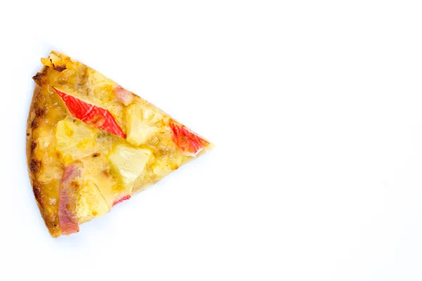 Italian pizza on white background — Stock Photo, Image
