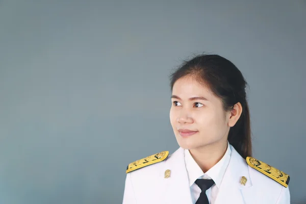 Officier officiel thaïlandais uniforme — Photo
