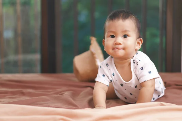 9 months Asian baby — Stock Photo, Image