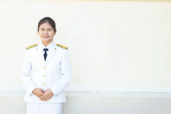 Officier officiel thaïlandais uniforme — Photo