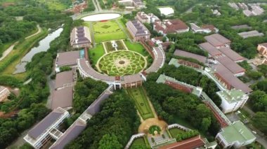 Tayland en güzel genel Üniversitesi'nde Günbatımı