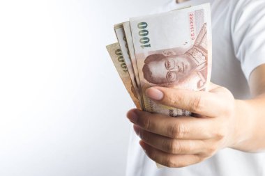 El tutma Tayland Bahtı notlar