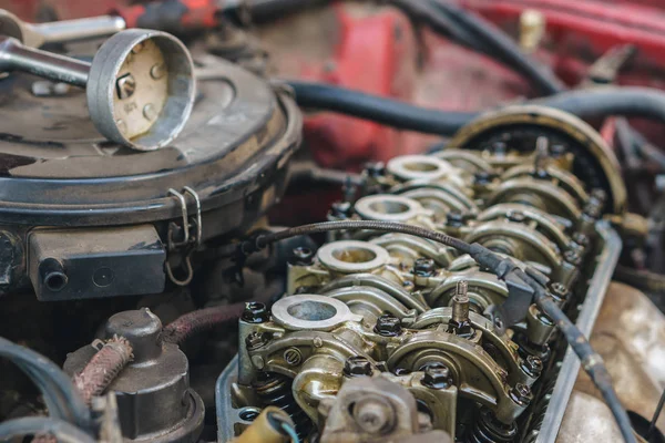 Opened old engine block interior part of ca