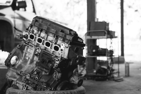 Opened old engine block interior part of ca