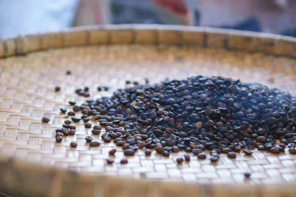 stock image Third processing of vintage coffee bean