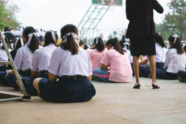Тайские студенты в школе unifor — стоковое фото