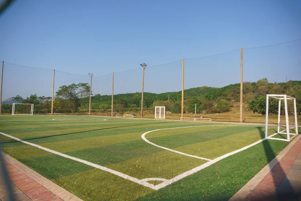 Futsal lub piłki nożnej, boisko do piłki nożnej — Zdjęcie stockowe