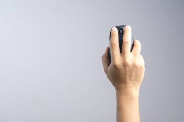 El tutma siyah kablosuz fare