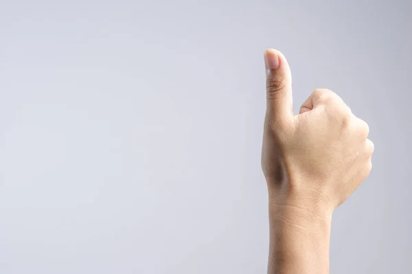 Pulgar hacia arriba Signo de mano — Foto de Stock